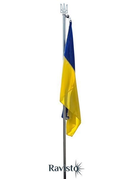Флагшток оцинкованный на карабинах 3 м 30280 фото