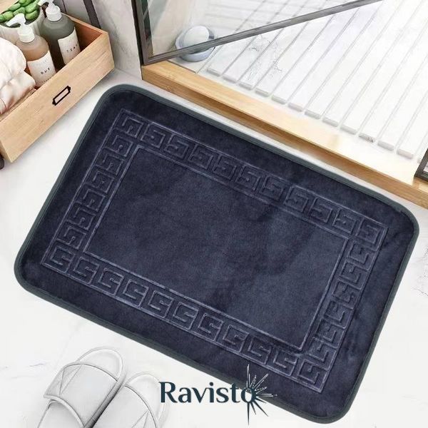 Коврик для ванной комнаты 60*40см, салатовый 50010 фото