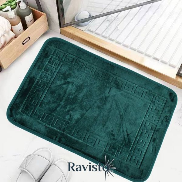 Коврик для ванной комнаты 60*40см, салатовый 50010 фото