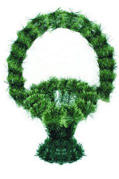 Кошик 3,05 штучна хвоя йорш чорн дріт 3 кат 76*57*36 0140 фото