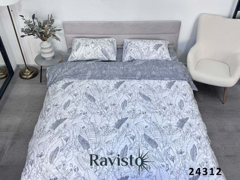 Комплект постельного белья Сатин Twill с простынью на резинке, 21213 40262 фото
