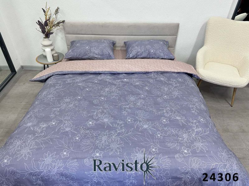 Комплект постельного белья Сатин Twill с простынью на резинке, 21213 40262 фото