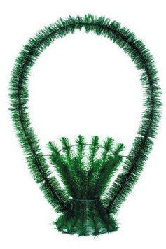 Кошик 1,07 штучна хвоя йорш 8 чорн дріт 3 кат 80*54*21 см 0341 фото