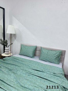 Комплект постільної білизни Сатин Twill з простирадлом на гумці , 21213 40262 фото