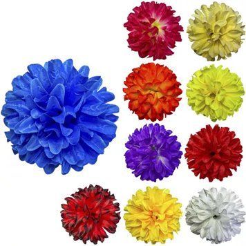 Голова искусственная хризантема узколистная шелк 12 см 30 шт 38052 фото