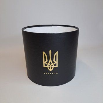 Шляпная коробка D20-3 с гербом, Черный 71040 фото