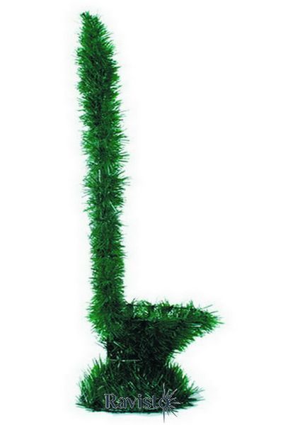 Кошик свічка 1,09 штучна хвоя чорн дріт 3 кат 74*43*21 0151 фото
