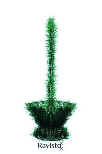 Кошик 0,75 прямий штучна хвоя чорн дріт 3 кат 55*40*18 0058 фото
