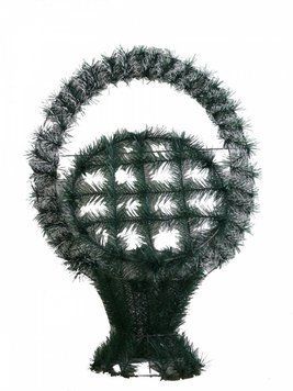 Кошик штучна хвоя 2 сорт 75*50*52 см 02548 фото