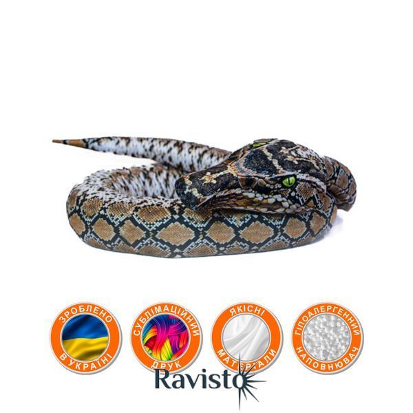 Игрушка антистресс мягкая Змея 150см 13009 фото