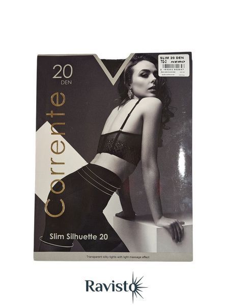 Колготы Corrente Slim 20 ден, Nero 2p 50241 фото