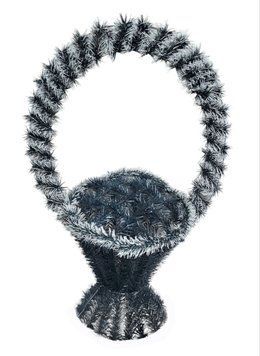 Кошик полуничка 2 чорний дріт 3 категорія 90*60*35 см 0410-2 фото