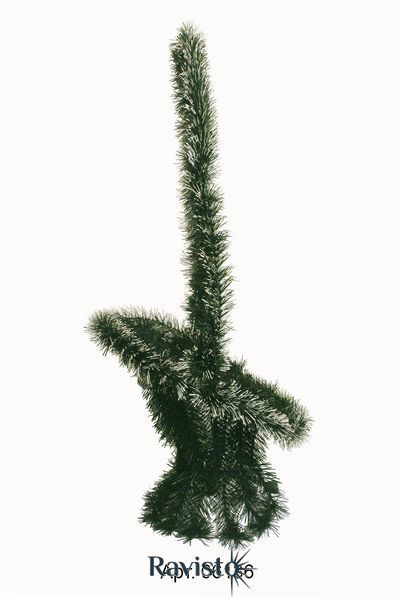 Корзина 140 искусственная хвоя 75*45*37 см 06136 фото