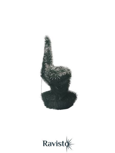 Кошик штучна хвоя 2 сорт 75*100*38 см 02526 фото