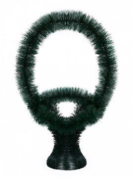 Кошик штучна хвоя 2 сорт 82*54*15 см 02306 фото