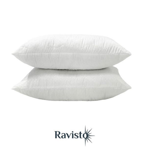 Подушка 70х70 SLEEP ТІМЕ у пакеті ARCLOUD ( мікрофібра Plain White без блискавки без кутика ) 77022 фото