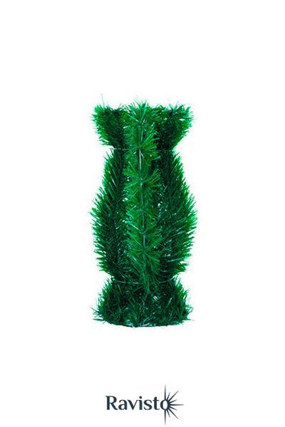 Амфора 3,83 штучна хвоя чорн дріт 3 кат 50*60*24 см 0244 фото