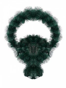 Кошик штучна хвоя 2 сорт 90*65*19 см 02103 фото